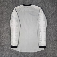 Nike AS Roma Anthem Jacket Mens Large 920062-014 Wolf Gray Platinum Black Soccer
