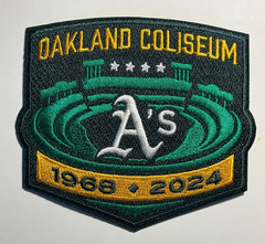 Oakland A&rsquo;s Athletics patch oakland coliseum patch Oakland Coliseum iron or 4&Prime;
