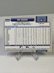 2026 Topps Series 2 – Max Scherzer – Team Logo Border – Blue Jays