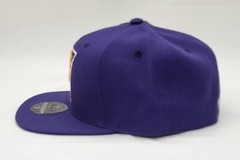 Mitchell & Ness Phoenix Suns Retro Logo Dynasty Fitted Purple Cap Size 7 3/8-NEW