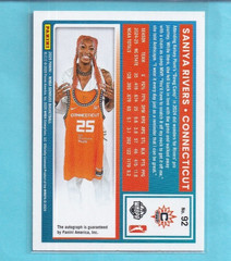 2025 Panini Donruss Saniya Rivers auto #92 Connecticut Sun Rookie