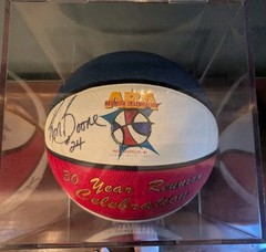 Julius Irving, Connie Hawkins, Ron Boone Signed ABA Basketball, #20/500