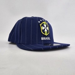 Brasil CBF Soccer Nasional Team Fi Collection Mens Snapback Cap Blue NEW