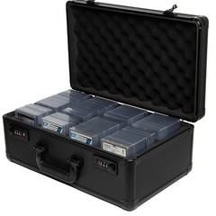 120 PSA Graded Card Storage Box 4 Slots Sports Card Holder Case Coded Lock
