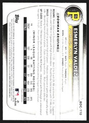 2025 Bowman Draft #BDC-110 Esmerlyn Valdez Chrome