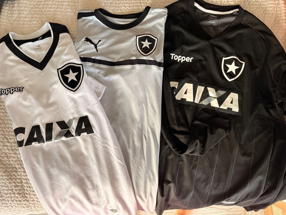 INSANE LOT ! 3X Botafogo PUMA and Topper Jerseys – READ