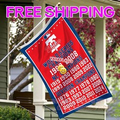 Philadelphia Phillies 3×5 ft Flag Banner World Series Wall Decor FREE Shipping