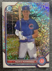 Alexis Hernandez 2022 Bowman Chrome 1st Speckle Refractor /299 BCP-172