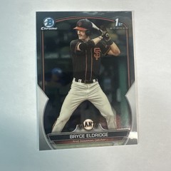 Bowman 2023 Draft Chrome 1st Bowman Bryce Eldridge BDC-107 San Francisco Giants