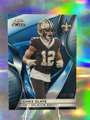 2025 Topps Chrome Black-Blue /150-Chris Olave-Saints