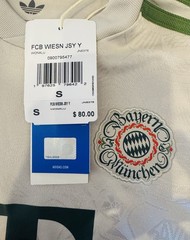 Adidas FC Bayern Munich 25/26 Wiesn Oktoberfest Football Jersey JN6376 YS