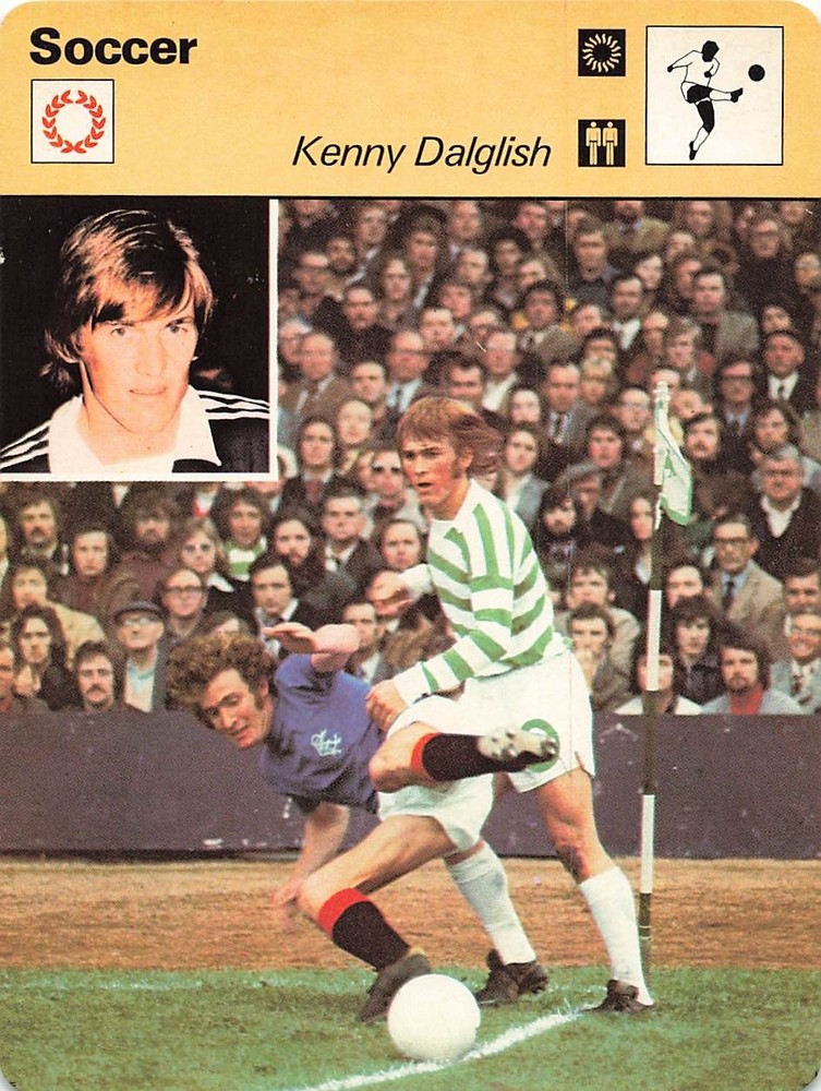 KENNY DALGLISH 1977-79 SPORTSCASTER CARD SOCCER