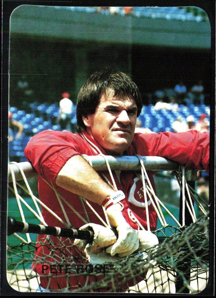 Pete Rose Cincinnati Reds The Press Box #31 Of 50 Broder Oddball