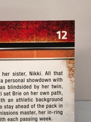 2015 Topps WWE | #55 Nikki Bella & # 12 Brie Bella | 2 Card Lot | Base