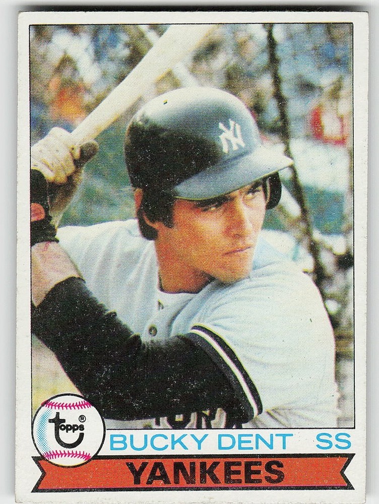 1979 Topps #485 Bucky Dent BASEBALL New York Yankees