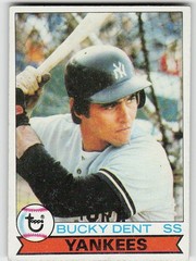 1979 Topps #485 Bucky Dent BASEBALL New York Yankees