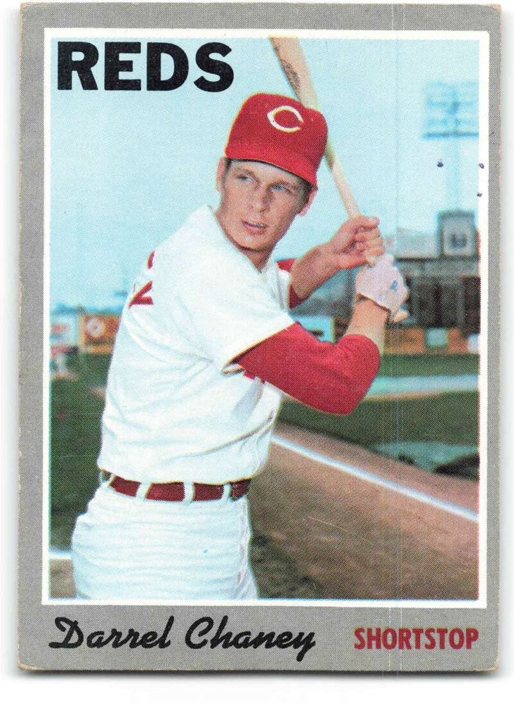 1970 Topps #3 Darrel Chaney EX Excellent Reds ID:279055