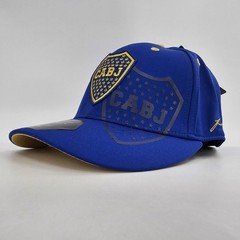 Boca Juniors Argentine CABJ Fi Collection Mens Stretch L/XL Cap Blue NEW