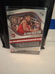 2025 Panini Prizm WNBA #75 Aliyah Boston Green Prizms