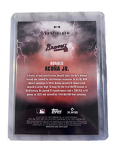 2026 Topps Finest Ronald Acuna Jr Nightmare Fuel #NF-13 SSP Case Hit Braves