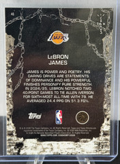 2026 NBA Topps Cactus Jack – Laser Refractor /175 – LeBron James #46