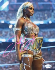*IN RING TITLE AROUND WAIST* WWE WWF NXT AEW JADE CARGILL SIGNED 8×10 ACOA AUTO