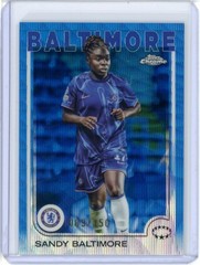 2024-25 TOPPS CHROME UEFA WOMEN&rsquo;S UWCL BLUE WAVE SANDY BALTIMORE 69/150