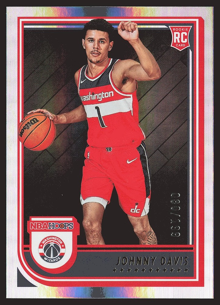 2022-23 Hoops #240 Johnny Davis Premium Box Set #/199 SN,RC
