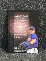 1997 Fleer Soaring Stars Andruw Jones insert #6 Atlanta Braves