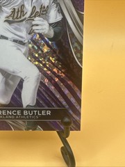 2024 Topps Chrome Black Purple Diamond Refractor Lawrence Butler #65 A’s RC /150