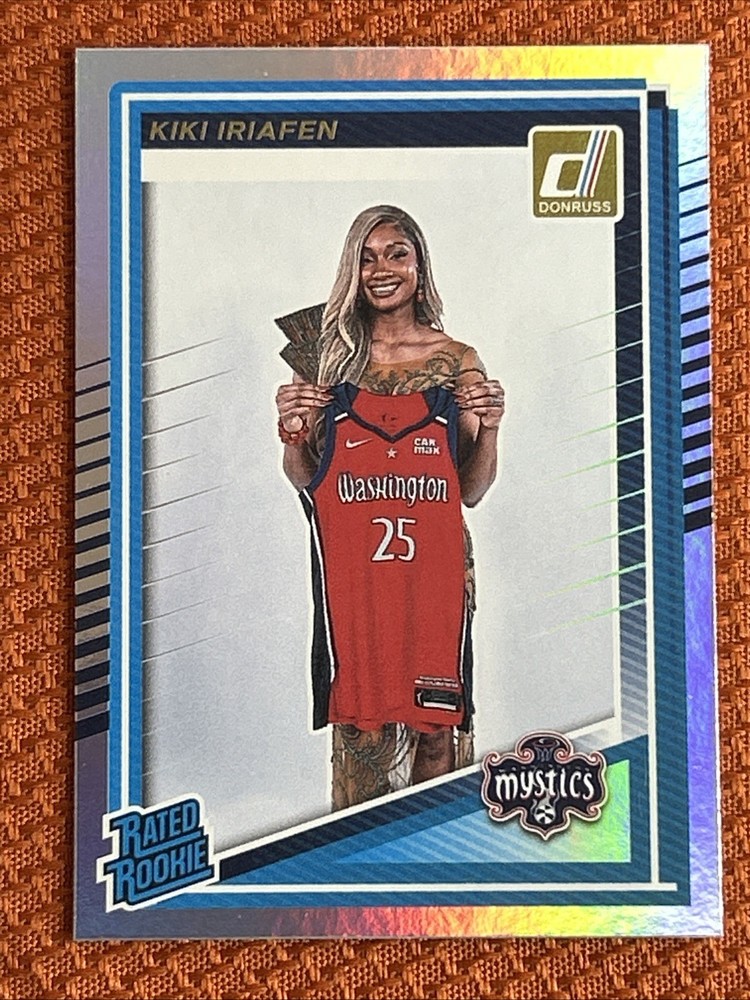 2025 Panini Donruss WNBA – Rated Rookie Kiki Iriafen #94 Holo (RC)