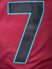 New ARIZONA DIAMONDBACKS #7 Corbin Carroll CRIMSON Jersey STITCHED Size 3XL