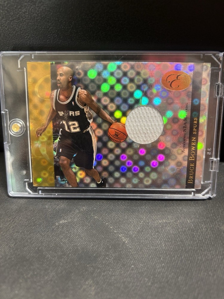 Topps 2006 Bowman Elevation Bruce Bowen Power Brokers Relic PBR-BB 01/25