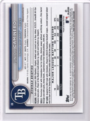 Junior Caminero 2024 Bowman Paper RC #20 Tampa Bay Rays