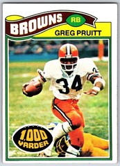 1977 Topps #25 – Greg Pruitt Cleveland Browns EX