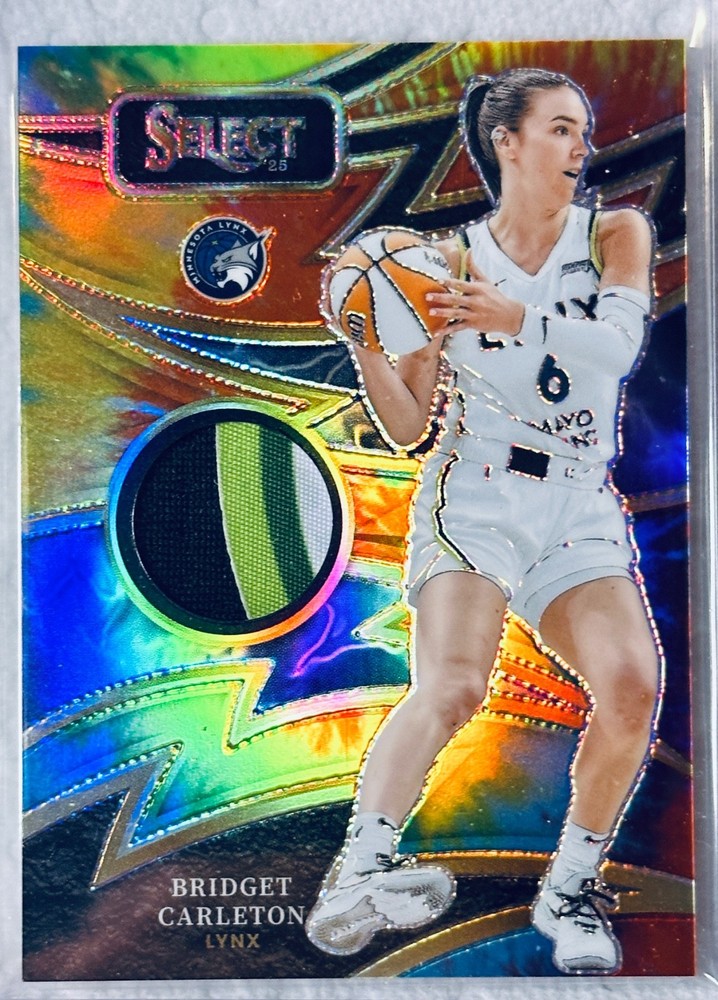 2025 WNBA Select Selective Swatches Memorabilia TIE DYE #SP-BC BRIDGET CARLETON