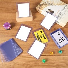 50Pack 3&Prime;x4&Prime; Topload Card Holder 35PT Hard Plastic Card Sleeves Trading Cards