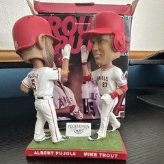 Kloanz Inc. Mike Trout & Albert Pujols Los Angeles Angels MLB Bobblehead