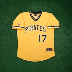 Dock Ellis 1979 Pittsburgh Pirates Cooperstown Men&rsquo;s Gold Throwback Jersey