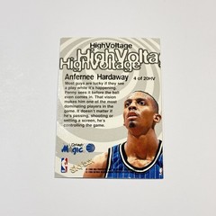 1997-98 NBA HOOPS Skybox: Anfernee Hardaway, High Voltage INSERT #4HV