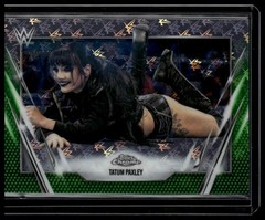 2026 Topps Chrome WWE #191 Tatum Paxley Green Refractor #/99