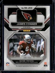 2022 Panini Prizm #SS-JCO James Conner Sensational Signatures Blue Ice #/99