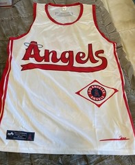 LOS ANGELES Anaheim ANGELS Baseball SGA Tank Top CITY CONNECT Jersey XL White