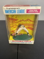 Vintage 1969 MLB Transogram Figures Set Break Cesar Tovar Minnesota Twins