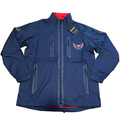 Washington Capitals Fanatics Authentic Pro Locker Room Rink Raglan Zip Up Jacket