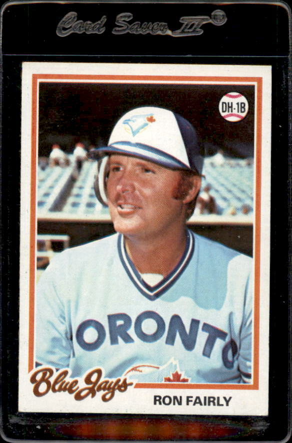 1978 Topps #85 Ron Fairly Toronto Blue Jays – Nice Card