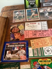 All Sport Oddball Lot – unopened packs, Tickets, Cards, 2 Leaf 1/1 Proof