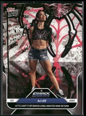 2025 Topps Now WWE #92 AJ Lee (002903)