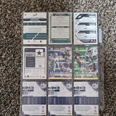 Topps NFL 9-Card Lot 2006 Rookies & Stars/Topps Total Eagles Gaffney