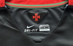 2015 Portugal Away Jersey #7 Ronaldo Medium Soccer CR7 Vintage Black Kit